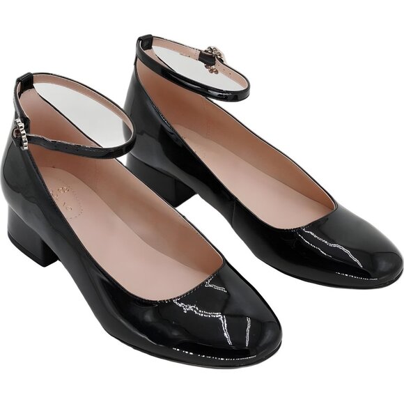 Bandolino Lexy Ankle Strap Pumps Black Block Heel Dress Shoes Women's US 8.5M - Picture 4 of 6